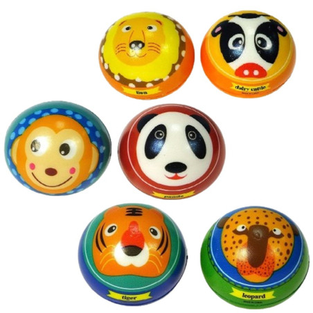 PIŁKA PIANKOWA "ZWIERZĄTKA" (SERIA 4)