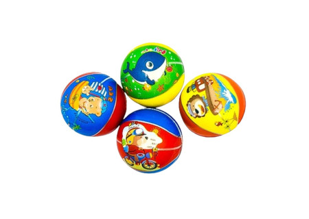 PIŁKA PIANKOWA "FUNNY ANIMAL - 1"