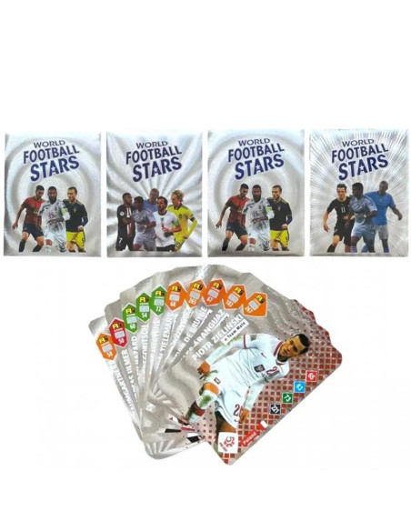 KARTY " FOOTBALL - SILVER" - 10 szt.