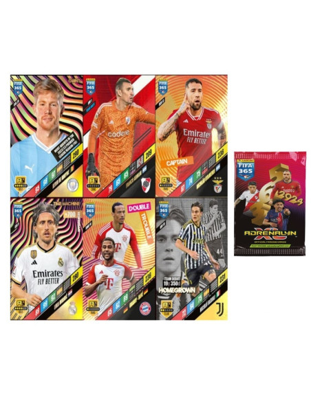 KARTY " PANINI FIFA 365 ADRENALYN XL"- 6 szt.