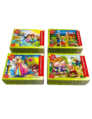 MINI PUZZLE  "BAJKOWY ŚWIAT"