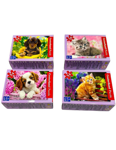 MINI PUZZLE  "ZWIERZĄTKA"