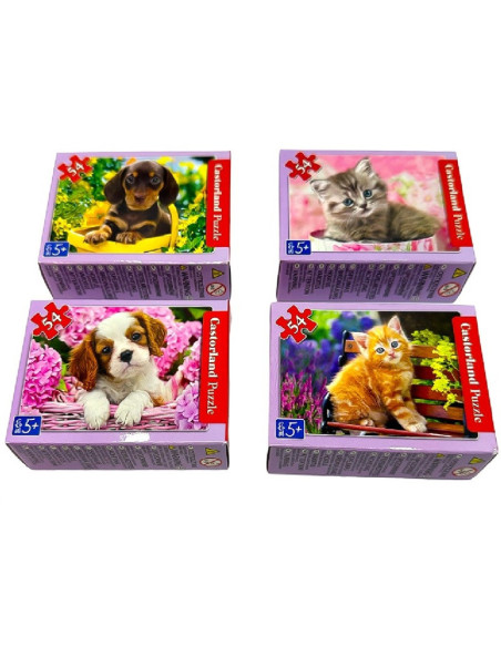 MINI PUZZLE  "ZWIERZĄTKA"