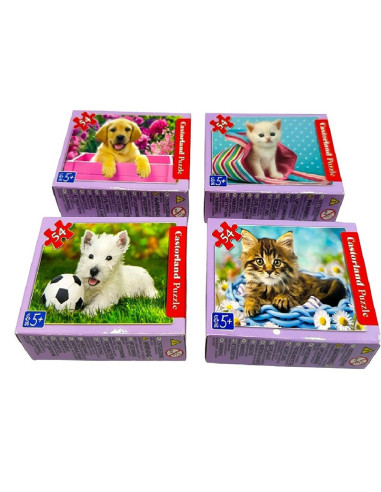 MINI PUZZLE  "ZWIERZĄTKA"