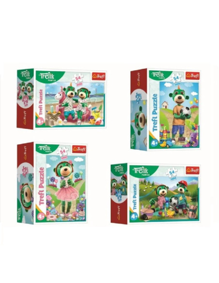 MINI PUZZLE "RODZINA TREFLIKÓW"