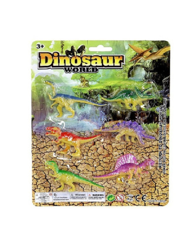 DINOZAURY "ZESTAW - 4" - 6 szt.