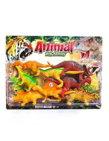 ZESTAW "DINOZAURY - 8" - 8 szt.