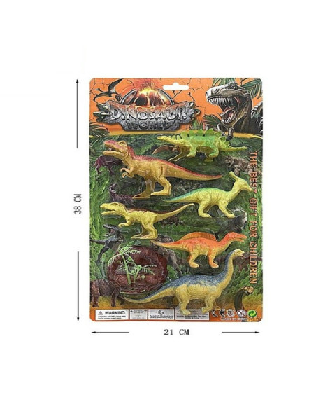 DINOZAURY "SERIA - 52" - 6 szt.