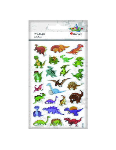 NAKLEJKI WYPUKŁE "DINOZAURY - 2"