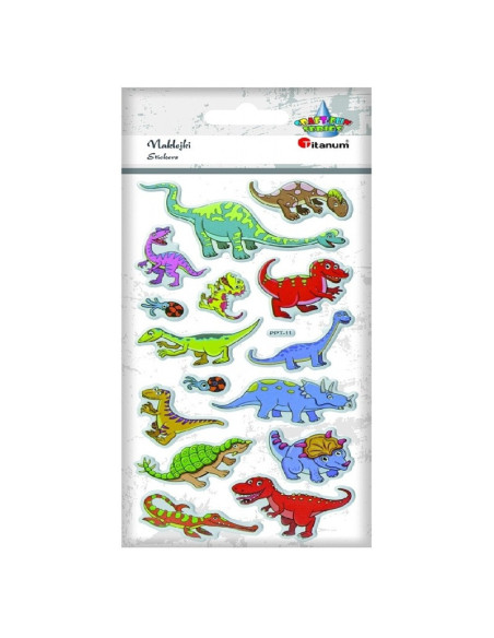 NAKLEJKI WYPUKŁE "DINOZAURY - 1"