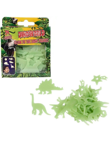 ŚWIECĄCE DINOZAURY - 24 szt.