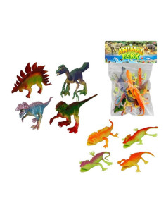 DINOZAURY I JASZCZURKI  - 8 szt.