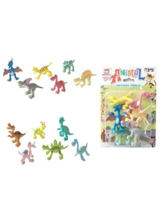 MINI ZWIERZĄTKA "DINOZAURY - BOX" - 6 szt.