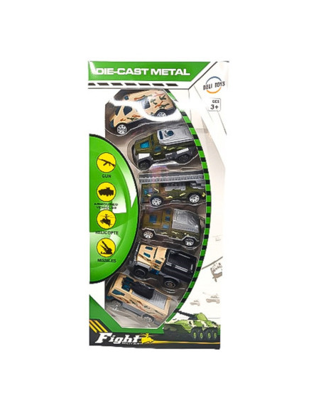 POJAZDY "WOJSKO - PREMIUM" - 6 szt.