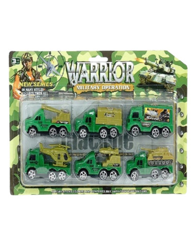POJAZDY "ARMY" - 6 szt.