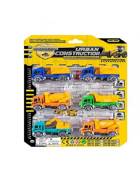 POJAZDY "BUDOWLANE - 5" - 6 szt.