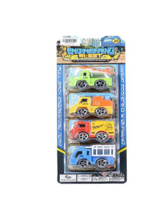 POJAZDY BUDOWLANE "COLOR - 2" - 4 szt.