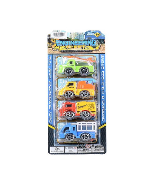 POJAZDY BUDOWLANE "COLOR - 2" - 4 szt.