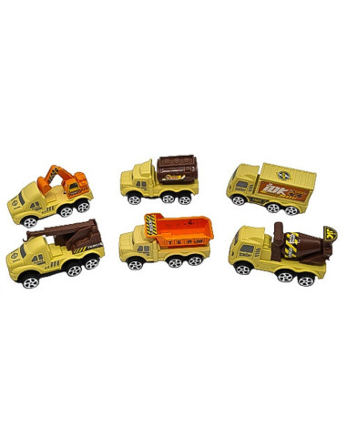 POJAZDY "ENGINEERING SET" - 6 szt.