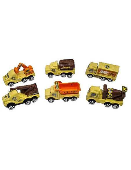 POJAZDY "ENGINEERING SET" - 6 szt.