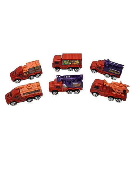 POJAZDY "FIRE PLAY SET" - 6 szt.