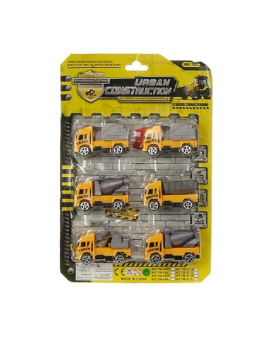 POJAZDY "BUDOWLANE - 2" - 6 szt.
