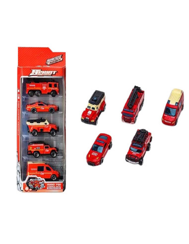 POJAZDY PREMIUM "STRAŻ POŻARNA - SPRINT" - 5 szt.