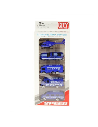 POJAZDY "POLICJA  - 2" - 5 szt.