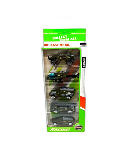 POJAZDY " PREMIUM-WOJSKO -1" - 5 szt.