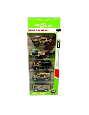 POJAZDY PREMIUM "WOJSKO -2" - 5 szt.