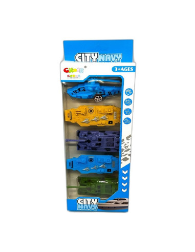 AUTKA "CITY - NAVY" - 5 szt.