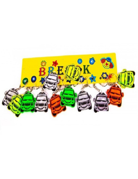 BRELOKI ODBLASKOWE "AUTO"