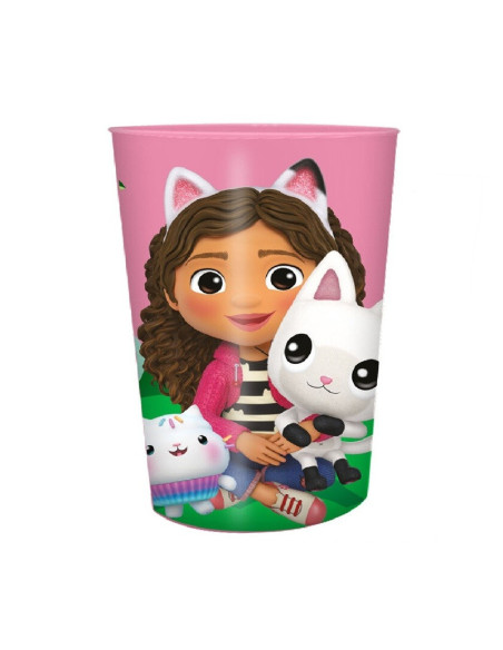 KUBEK DO MYCIA ZĘBÓW "KOCI DOMEK GABI" - 250 ML