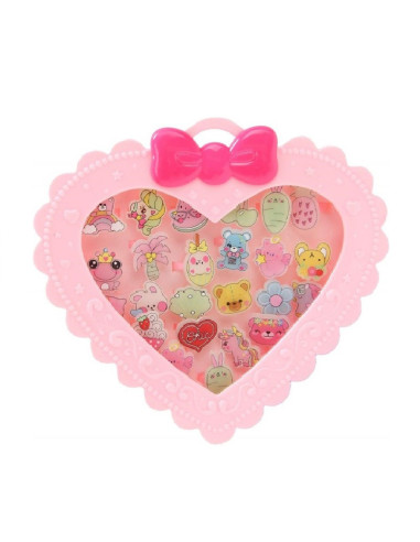 PIERŚCIONKI "BAJKOWE" - 24 szt.