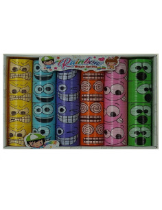 SPRĘŻYNKI "FACE - MIX" - 24 szt.