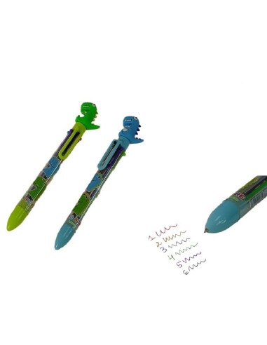 DŁUGOPIS WIELOKOLOROWY "DINO - 4"