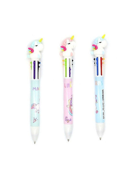 DŁUGOPIS WIELOKOLOROWY JEDNOROŻEC  "MIX - COLOR 3"