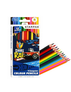 KREDKI OŁÓWKOWE "HOT WHEELS" - 12 szt.