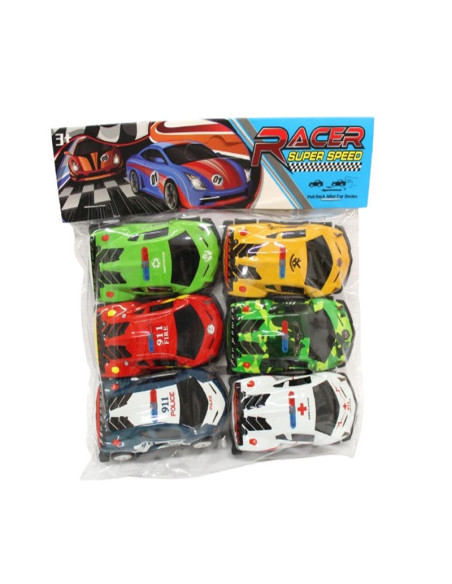 AUTKA  "RACER SUPER SPEED" (SERIA 2) - 6 szt.