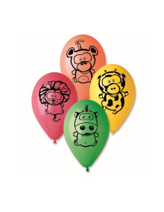 BALONY "ZWIERZĄTKA - 2" - 5 szt.