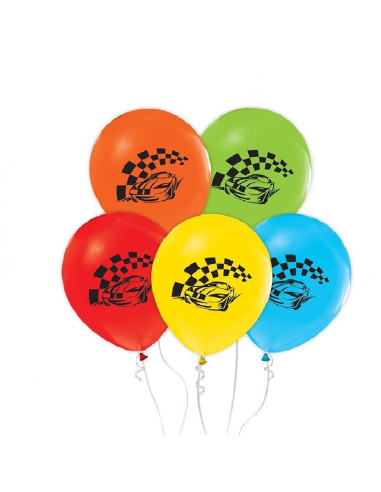 BALONY "AUTA - 2" - 5 szt.