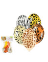 BALONY "SAFARI" - 5 szt.