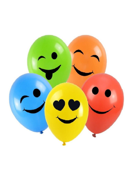 BALONY "SMILE - 4" - 5 szt.