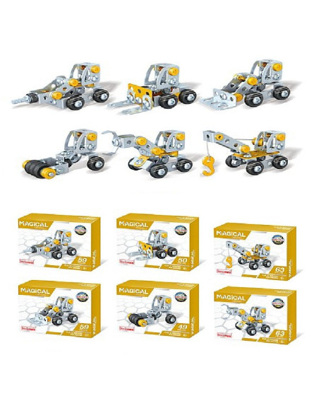 KLOCKI DIY - METALOWE "BUDOWA"