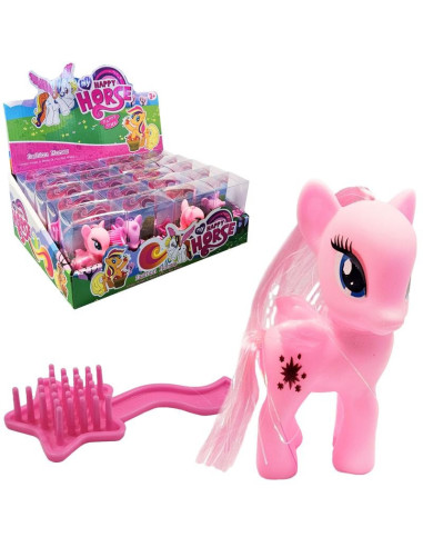 KONIK ZE SZCZOTKĄ "MY HAPPY HORSE"