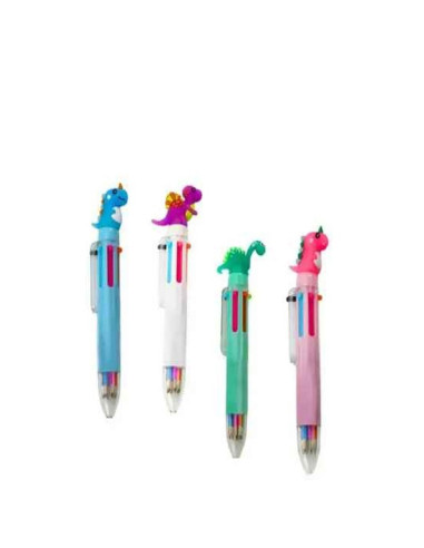 DŁUGOPIS WIELOKOLOROWY "DINO - 7"