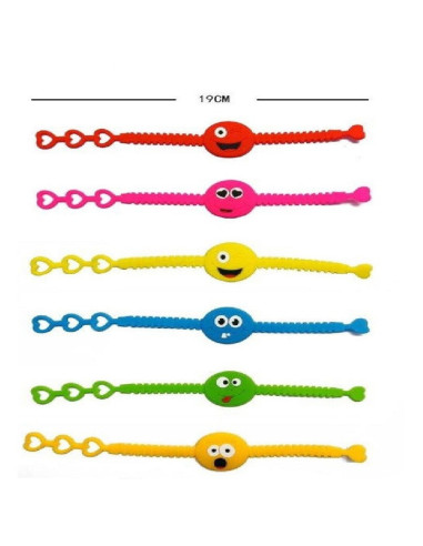 BRANSOLETKA GUMOWA "FACE"