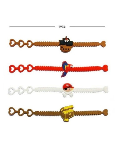 BRANSOLETKA GUMOWA "PIRAT