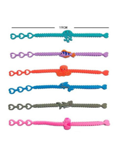 BRANSOLETKA GUMOWA "SEA ANIMALS"