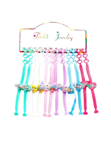 BRANSOLETKA GUMOWA "SYRENKA"